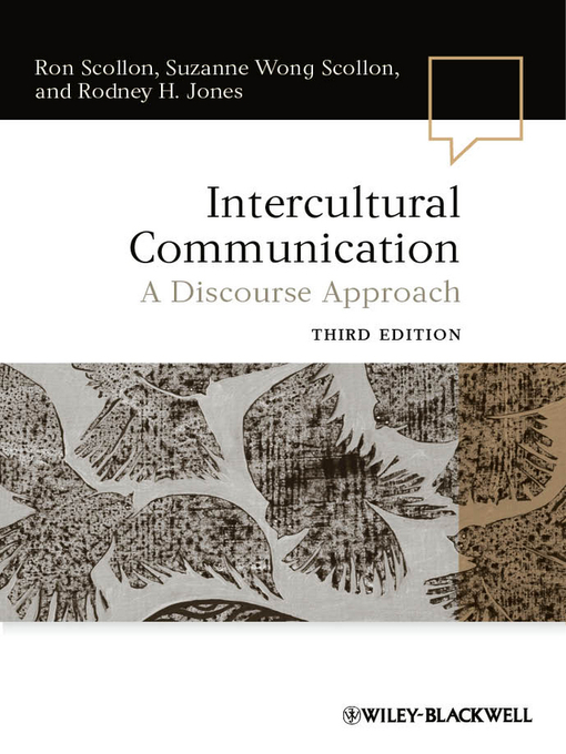 Intercultural communication : a discourse approach | WorldCat.org